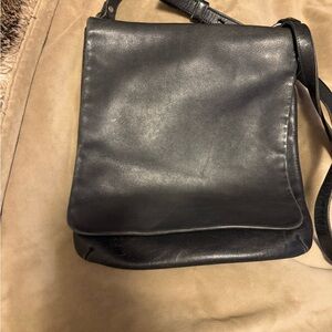 Black Vintage Coach Chelsea Crossbody Bag 9458